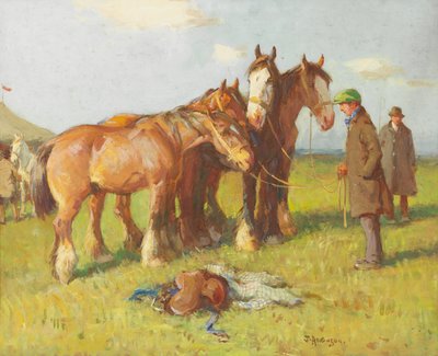 Fiera di Cowhill, c.1900-1919 da John Atkinson
